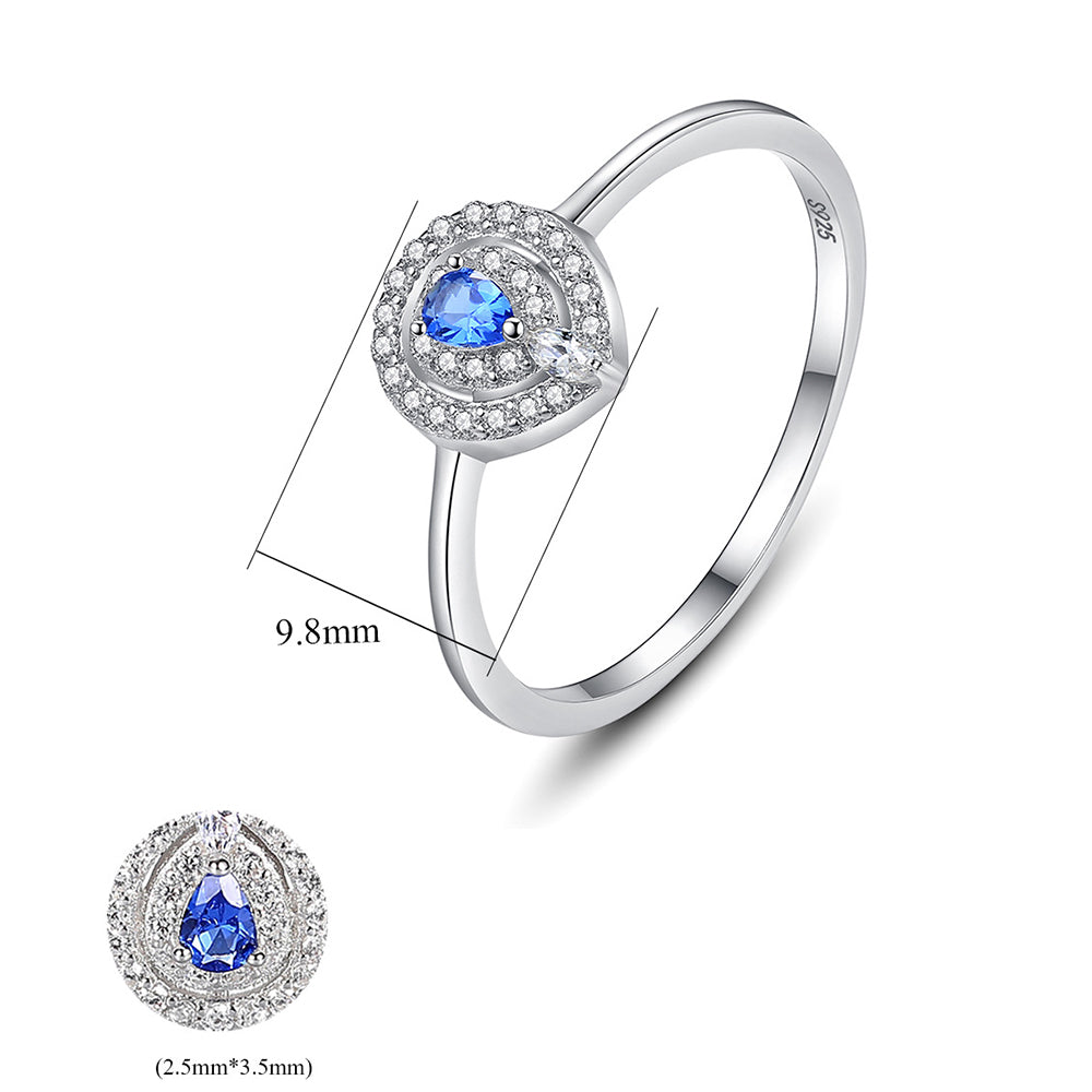925 Sterling Silver Ring Fashion Jewelry Gift for Women Girls