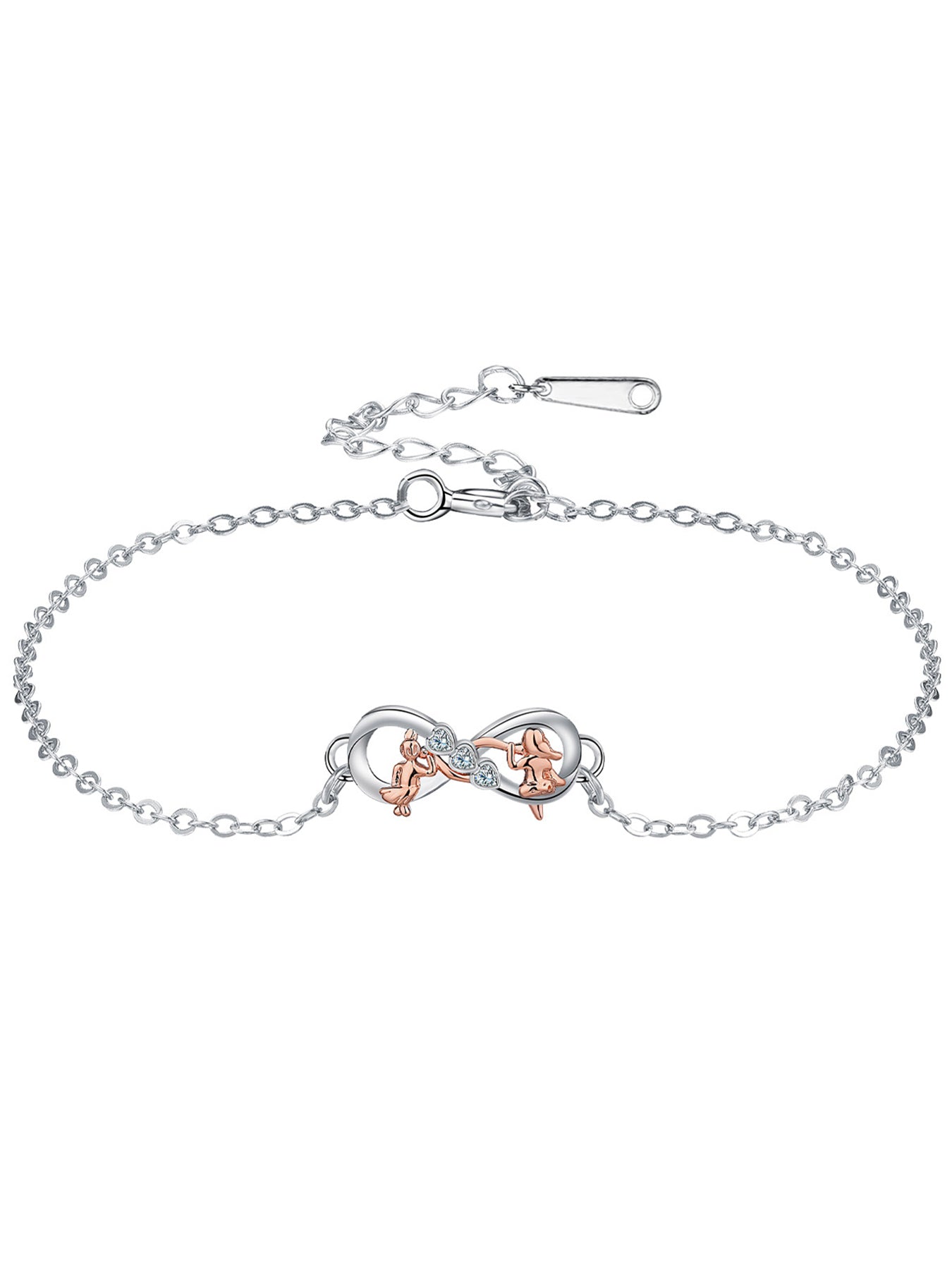 Infinity Symbol Design Bracelet, Fashionable Jewelry for Women & Girls, Trendy All-match & Exquisite Jewelry for Birthday Gift