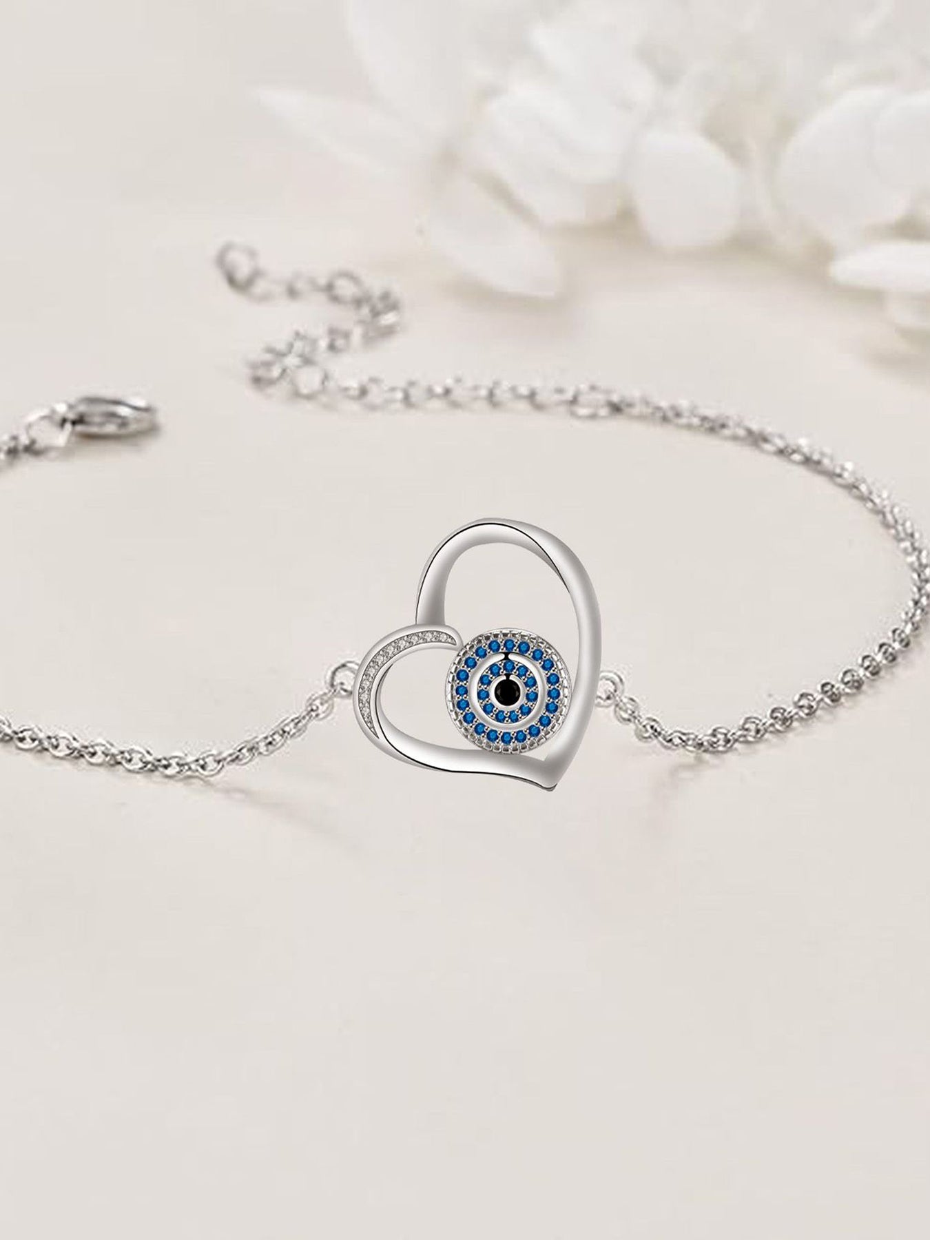 Evil Eye Design Bracelet, Fashionable Jewelry for Women & Girls, Trendy All-match & Exquisite Jewelry for Birthday Gift