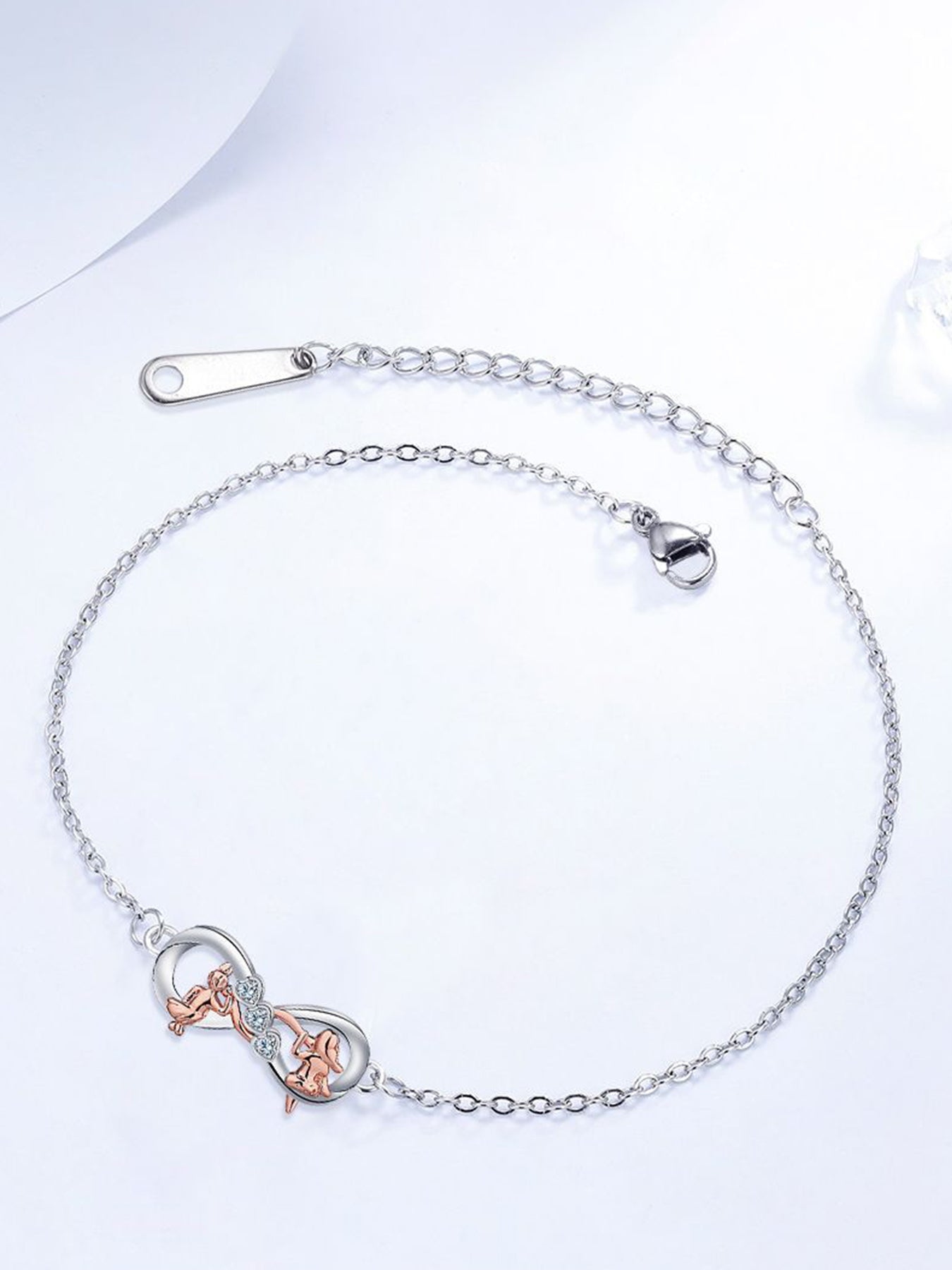 Infinity Symbol Design Bracelet, Fashionable Jewelry for Women & Girls, Trendy All-match & Exquisite Jewelry for Birthday Gift