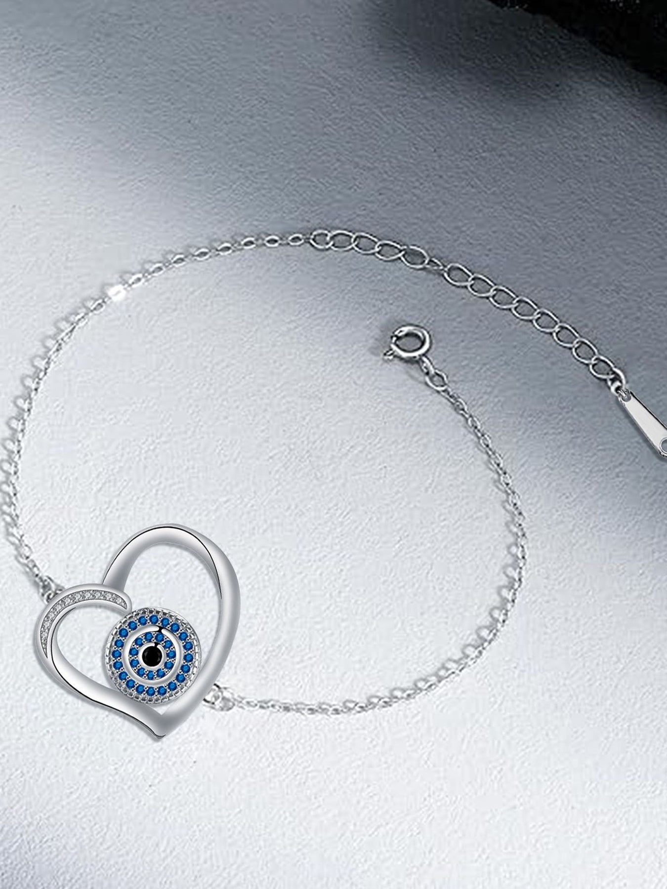 Evil Eye Design Bracelet, Fashionable Jewelry for Women & Girls, Trendy All-match & Exquisite Jewelry for Birthday Gift