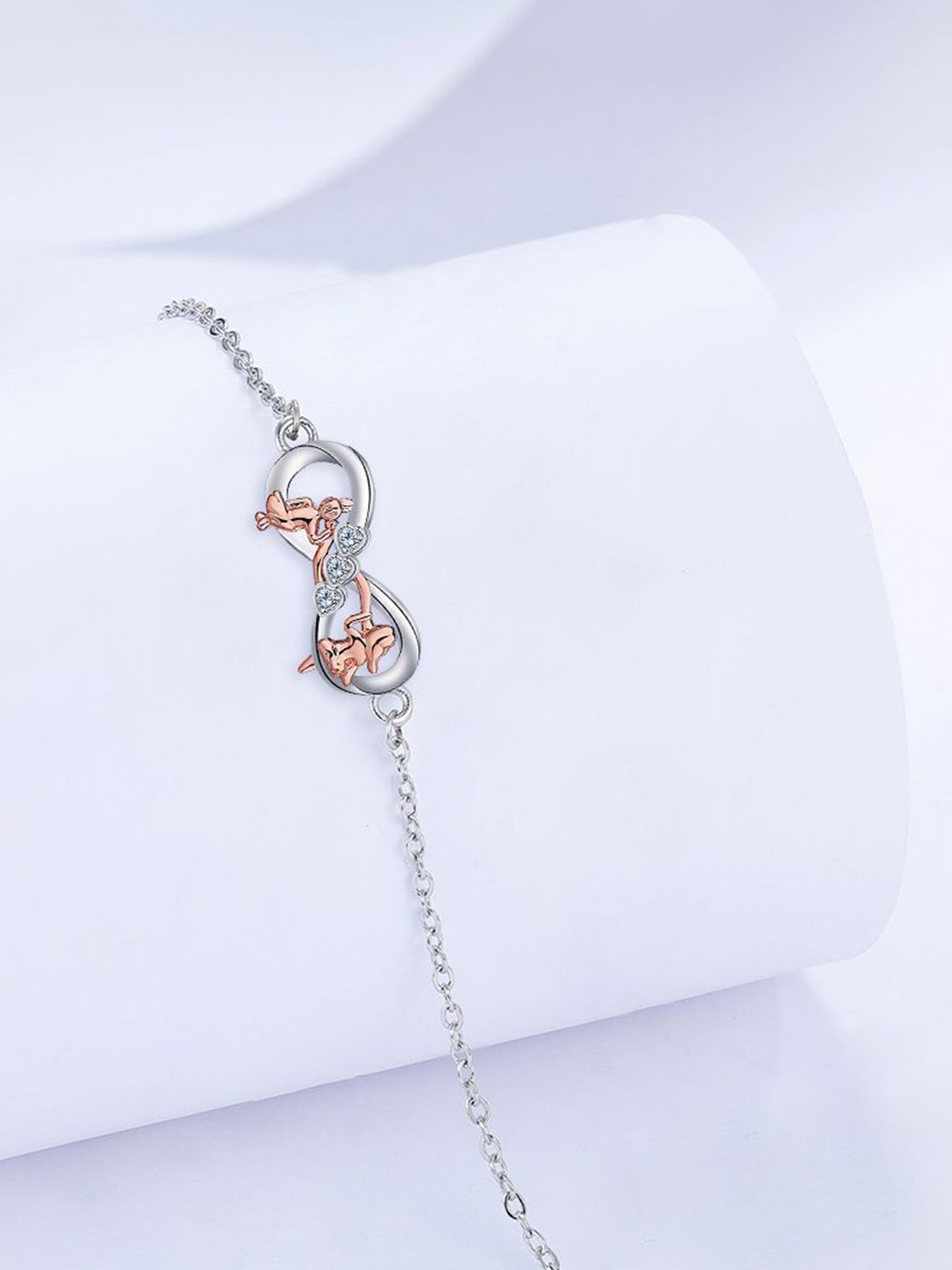 Infinity Symbol Design Bracelet, Fashionable Jewelry for Women & Girls, Trendy All-match & Exquisite Jewelry for Birthday Gift