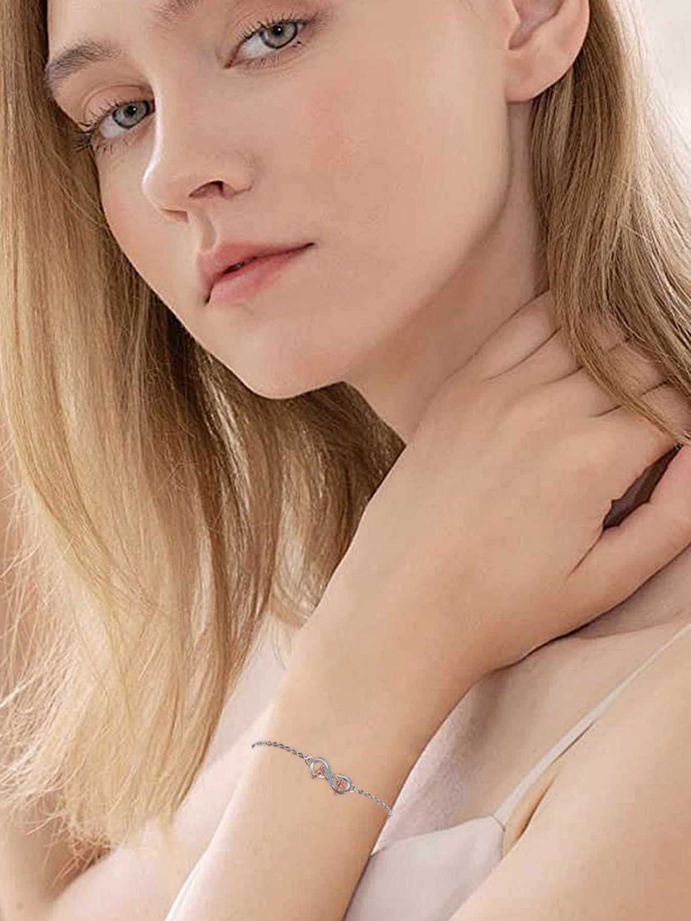 Infinity Symbol Design Bracelet, Fashionable Jewelry for Women & Girls, Trendy All-match & Exquisite Jewelry for Birthday Gift