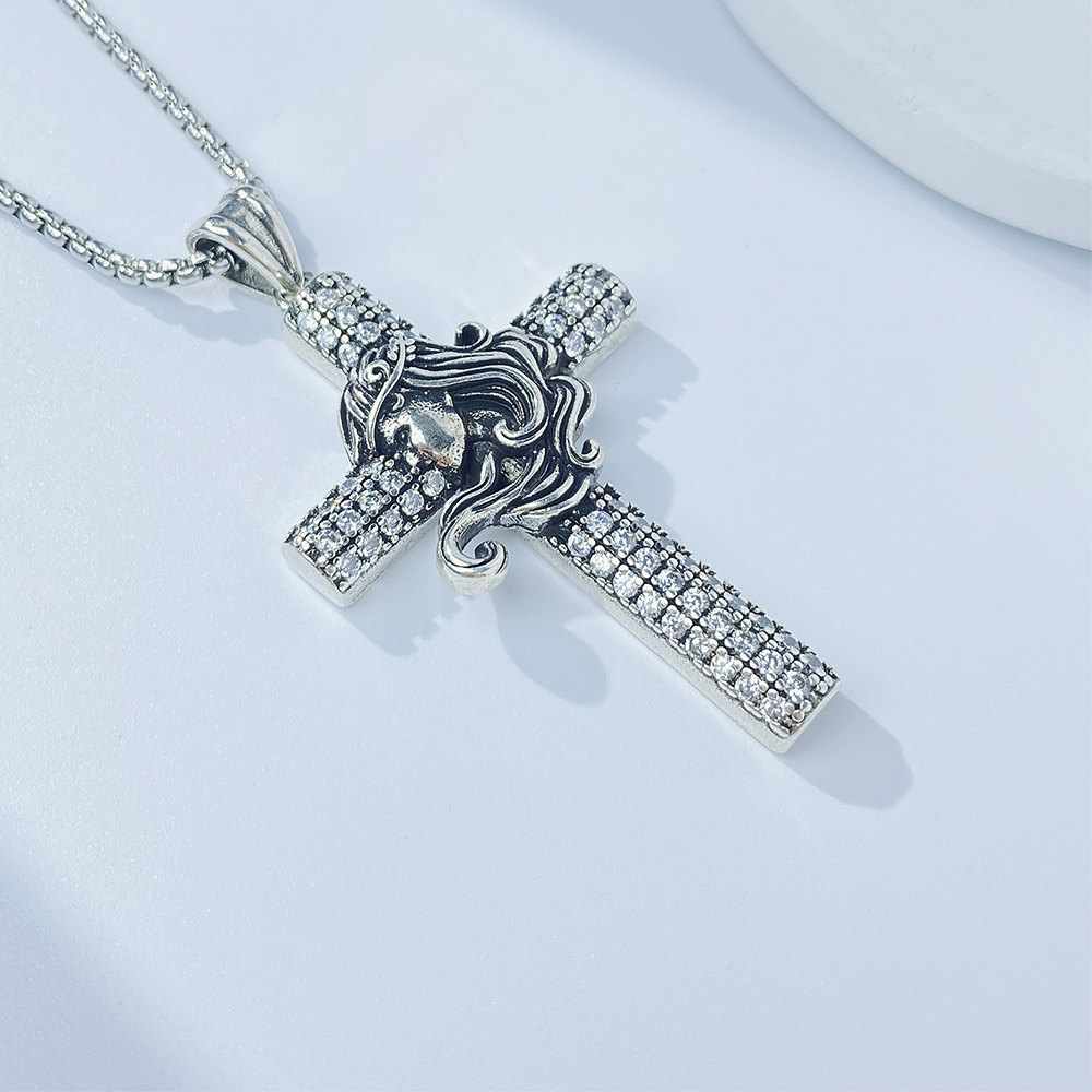 Cross Pendant Necklace, Men Women's Fashion Jewelry, Perfect for Parties & Gifts, Elegant Accessory for Everyday Wear