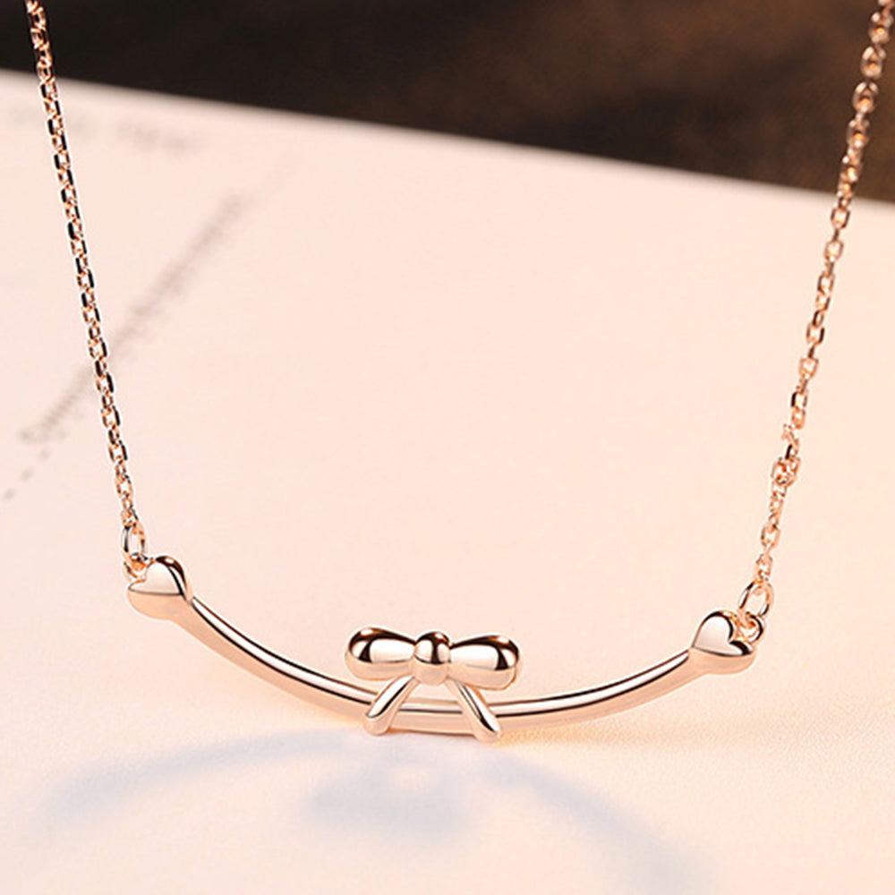 925 Sterling Silver Necklace Fashion Jewelry Gift for Women Girls