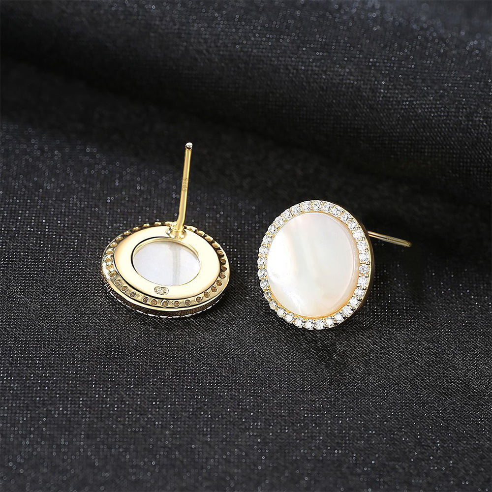 925 Sterling Silver Natural Pearl Drop Earrings Fashion Jewelry Gift for Women Girls