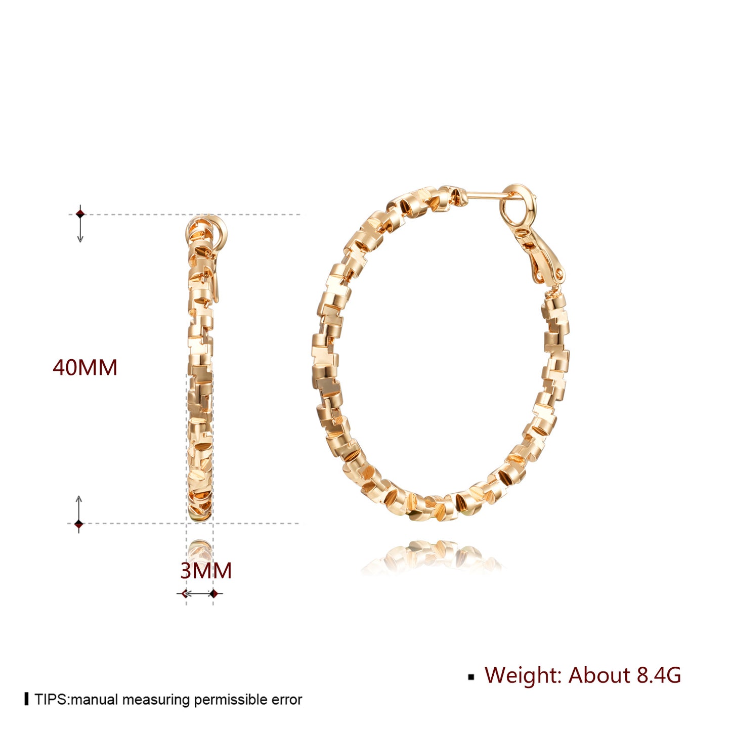 Brass With Plated Fashion Jewelry Earrings