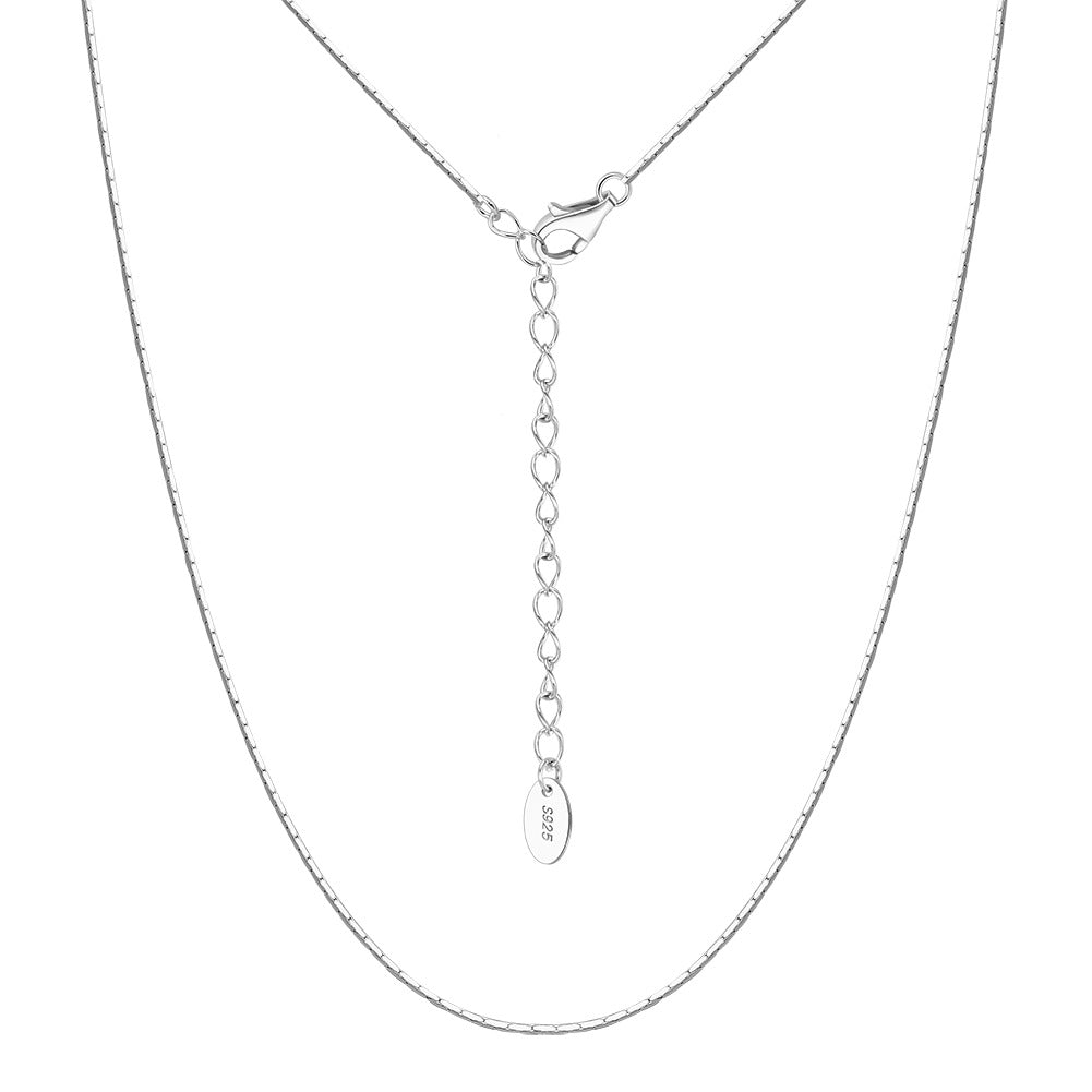 925 Sterling Silver Cardano Chain 0.6mm 1mm 1.3mm 1.5mm 2mm