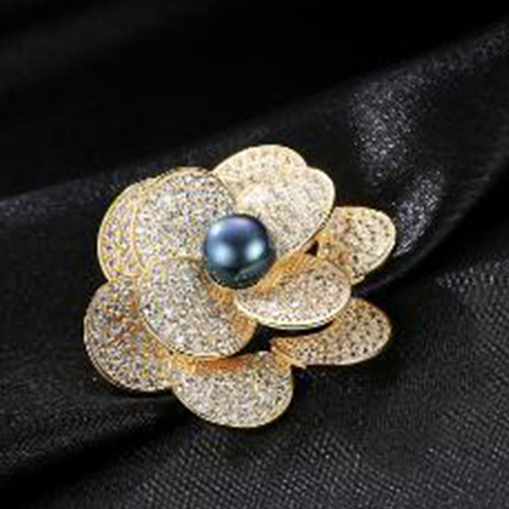 925 Sterling Silver Brooch Fashion Jewelry Gift for Women Girls