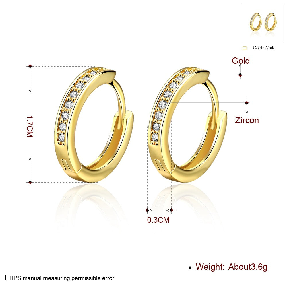 Brass With Plated Fashion Jewelry Earrings