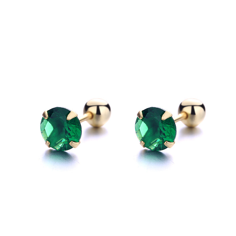 925 Sterling Silver Screwed Earrings