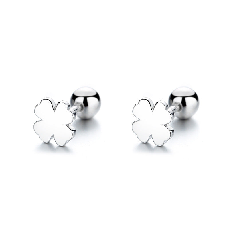 925 Sterling Silver Screwed Earrings