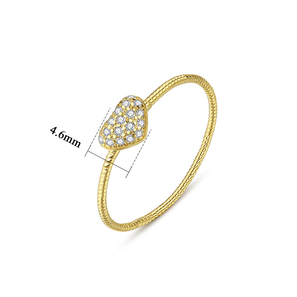 925 Sterling Silver Ring Fashion Jewelry Gift for Women Girls