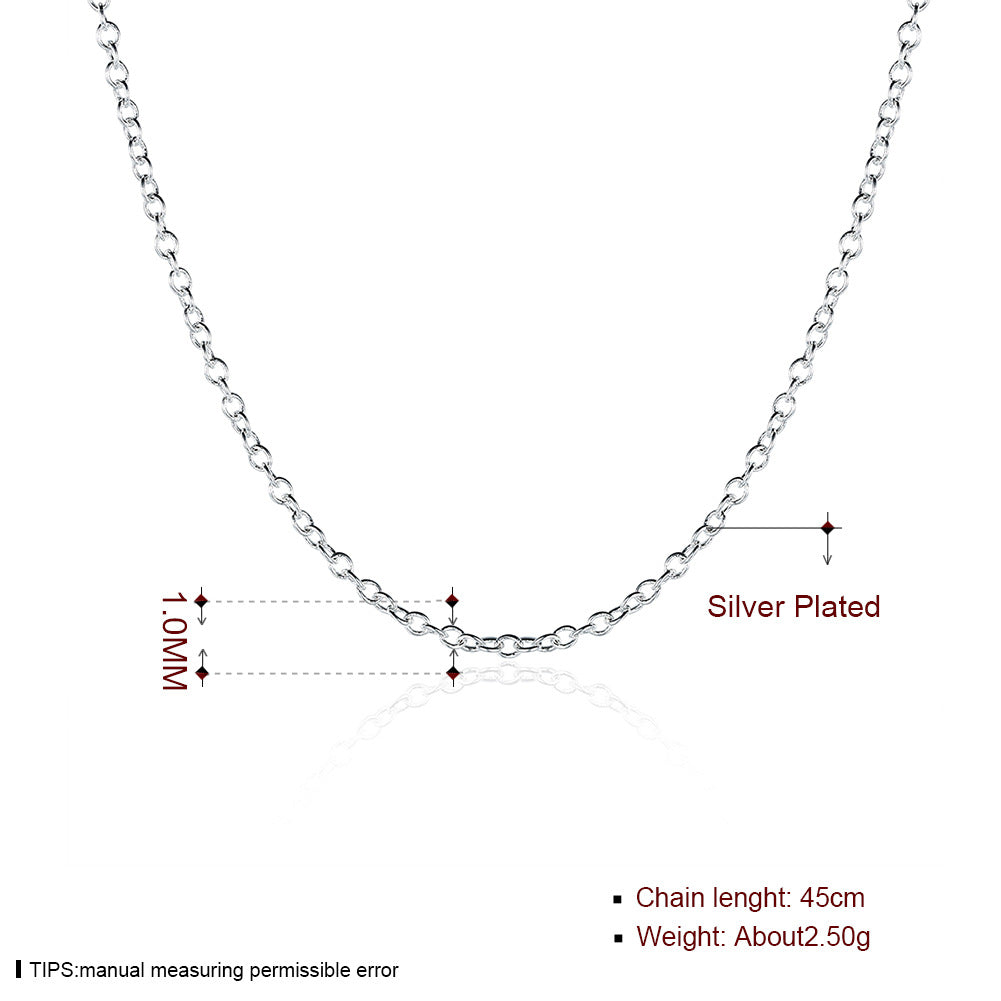 Brass With Plated Fashion Jewelry Necklace