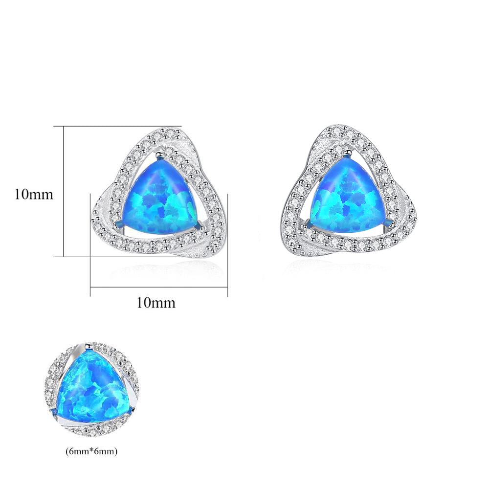 925 Sterling Silver Earrings Fashion Jewelry Gift for Women Girls