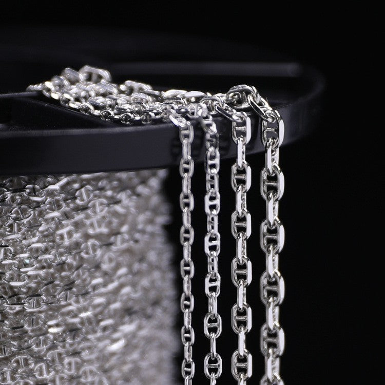 925 Sterling Silver Marina Chain 2.0mm 2.5mm 3.8mm