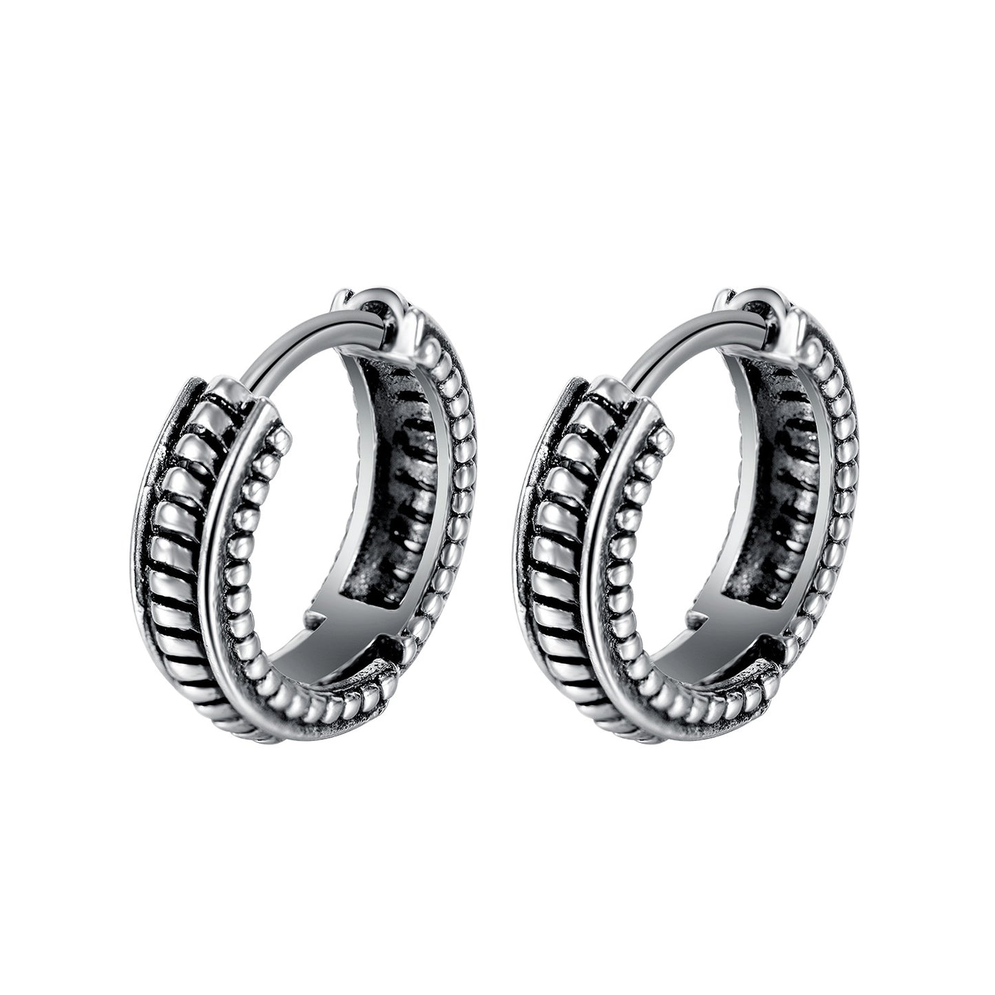 Stainless Steel Jewelry Hoop Fashion Earrings