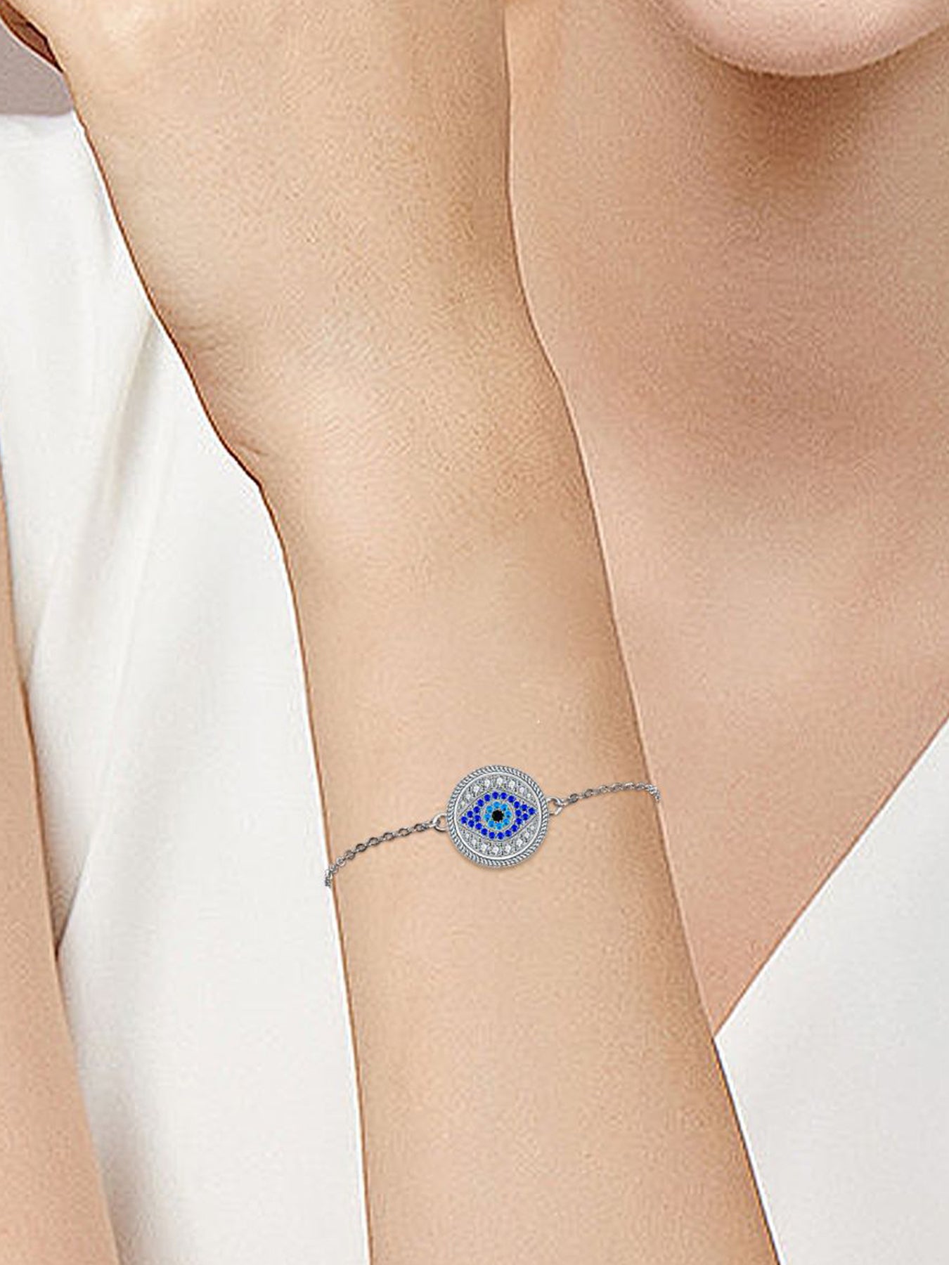Fashion Eye Of The Devil Design Bracelet, Fashion Jewelry for Party, Daily Clothing Decor, Trendy All-match & Exquisite Jewelry for Birthday Gift