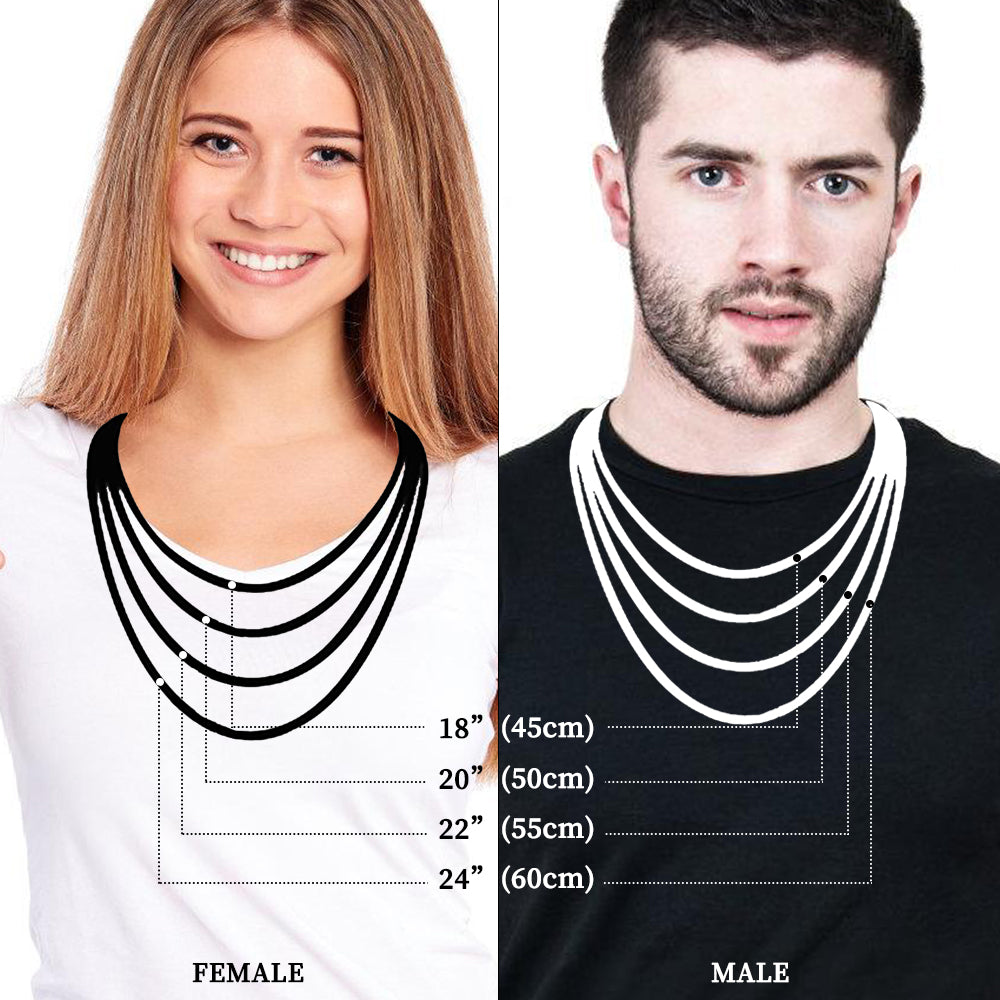 Women Men Classic Cuban 304L Titanium Steel Chain Necklace 7/9/11mm