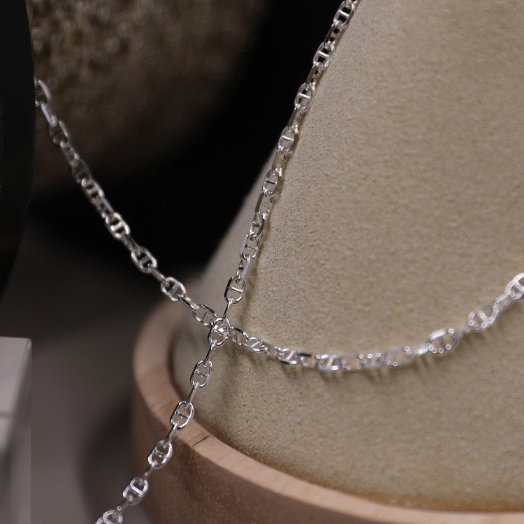 925 Sterling Silver Marina Chain 2.0mm 2.5mm 3.8mm