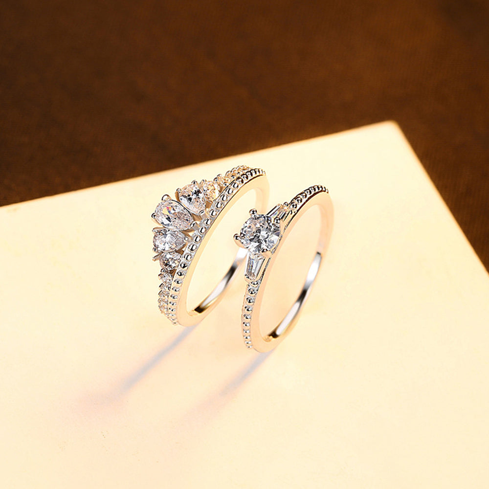 925 Sterling Silver Rings Fashion Jewelry Gift for Women Girls