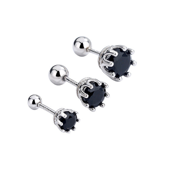 925 Sterling Silver Screwed Earrings