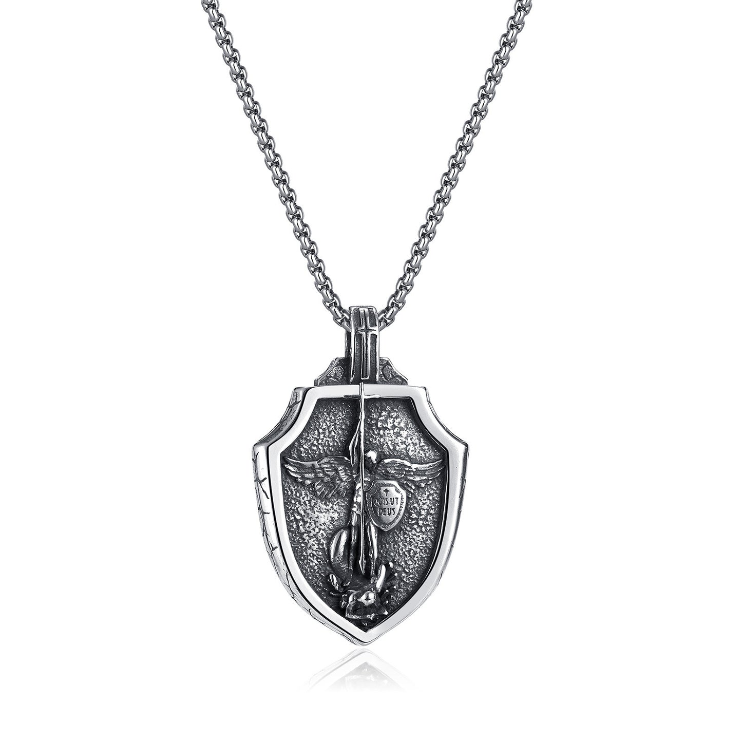 Stainless Steel Jewelry Shield Fashion Necklace Chain