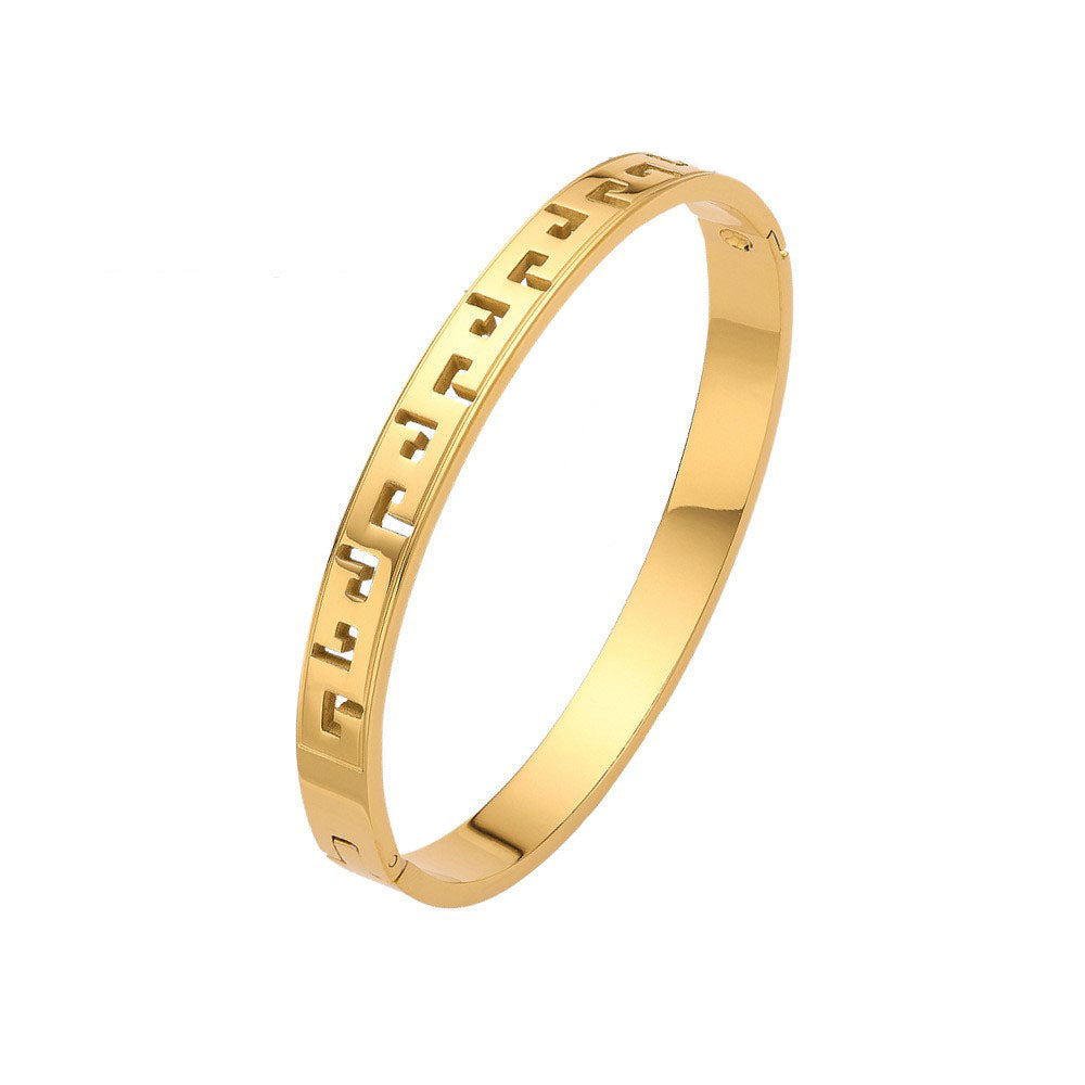 Stainless Steel Jewelry Minimalist Fashion Bangle