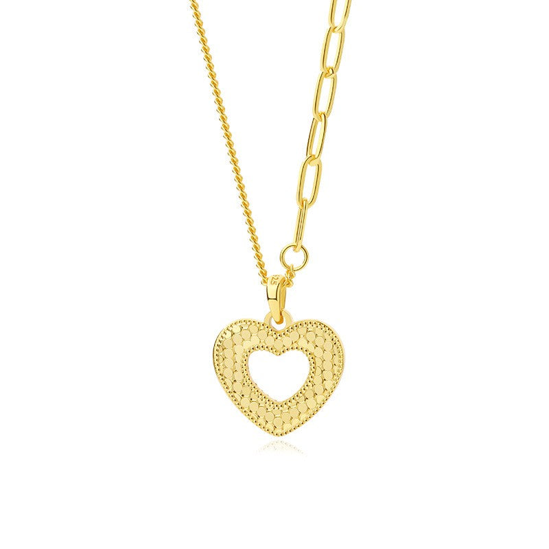 925 Sterling Silver Heart Pendant Necklace
