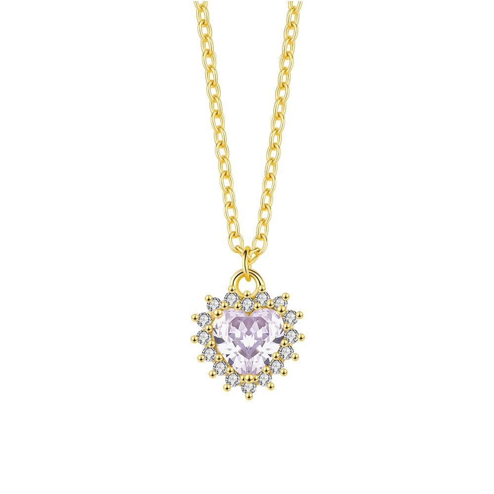 925 Sterling Silver Heart Pendant Necklace