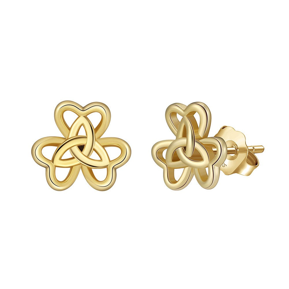 925 Sterling Silver Celtic Earrings
