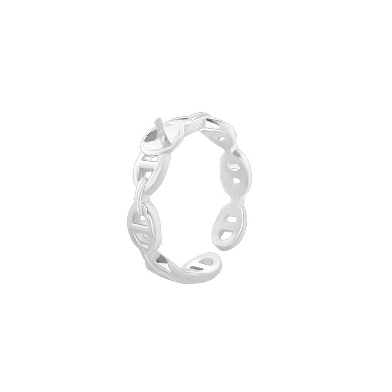 925 Silver Ring mountings for Pearl