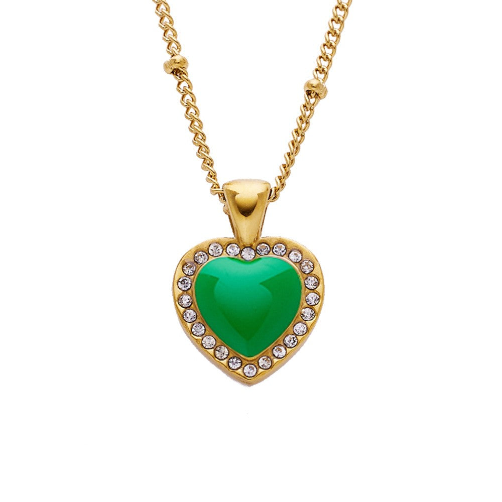 Stainless Steel Heart Fashion Necklace