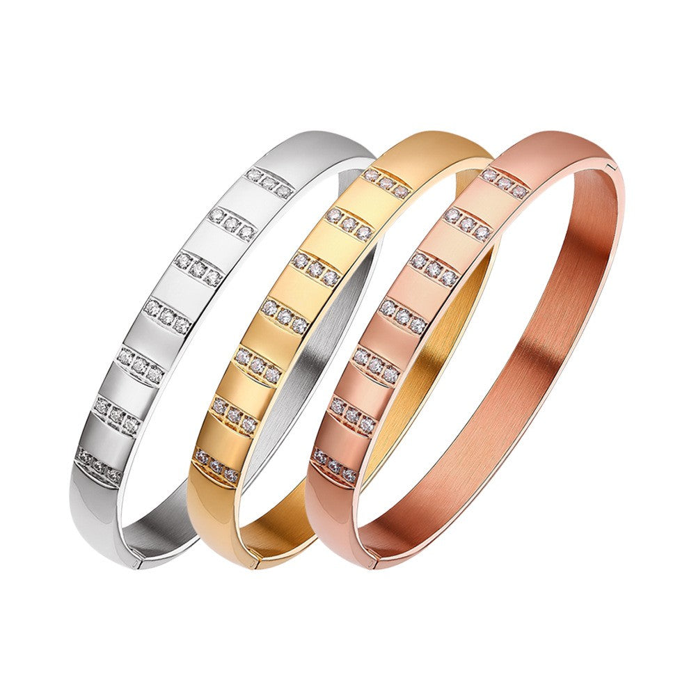 Stainless Steel Minimalist Fashion Bangle