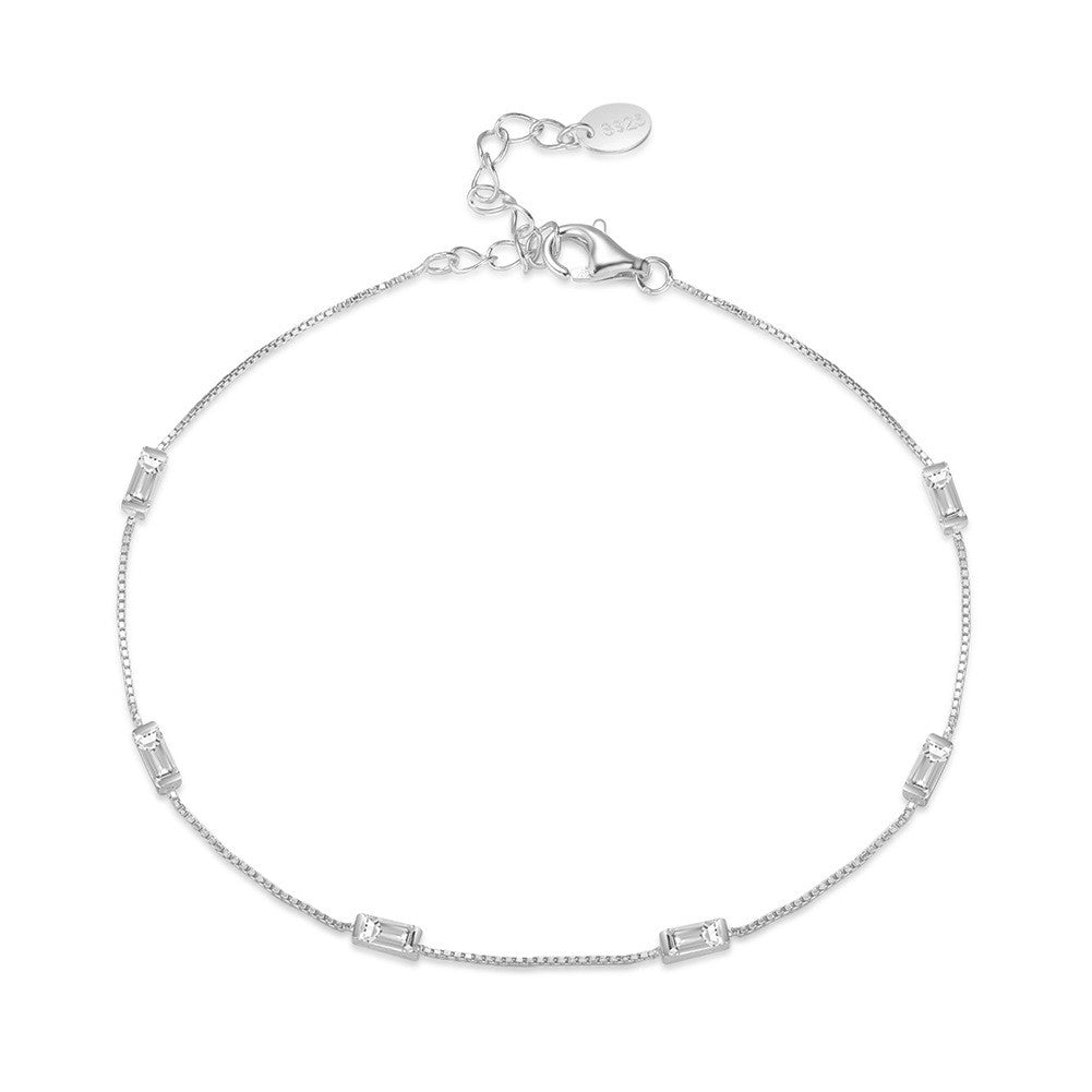 925 Sterling Silver Fashion Zircon Bracelet