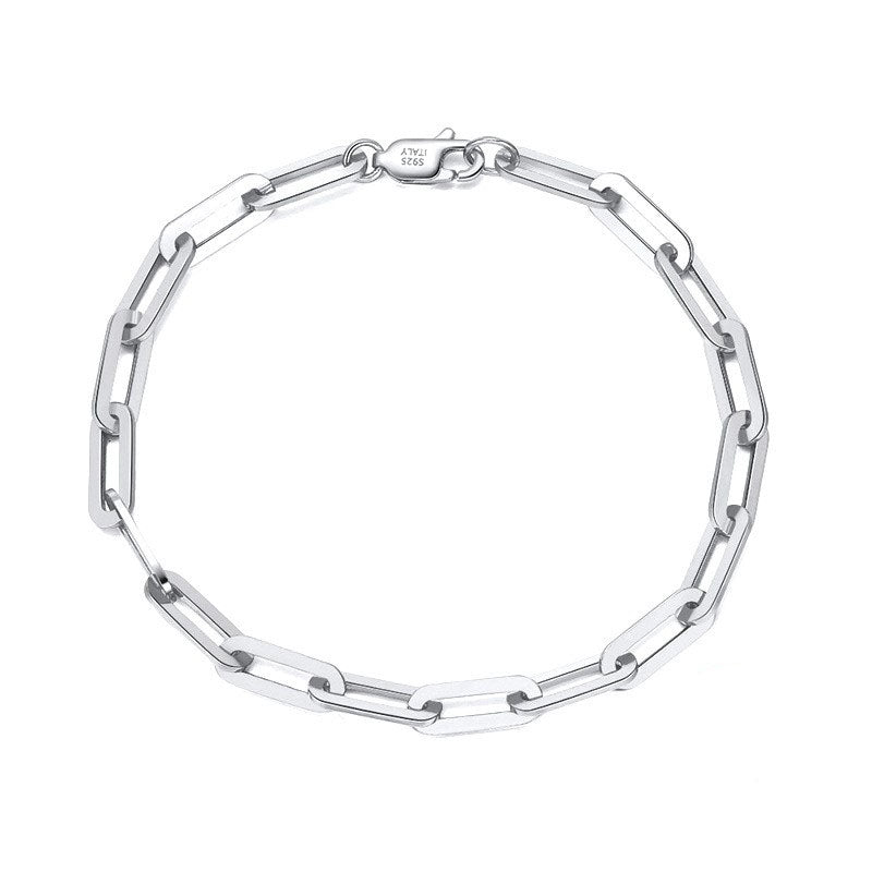 925 Sterling Silver Links Chain Bracelet