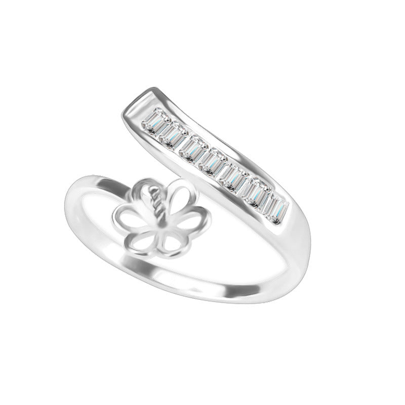925 Silver Ring mountings for Pearl