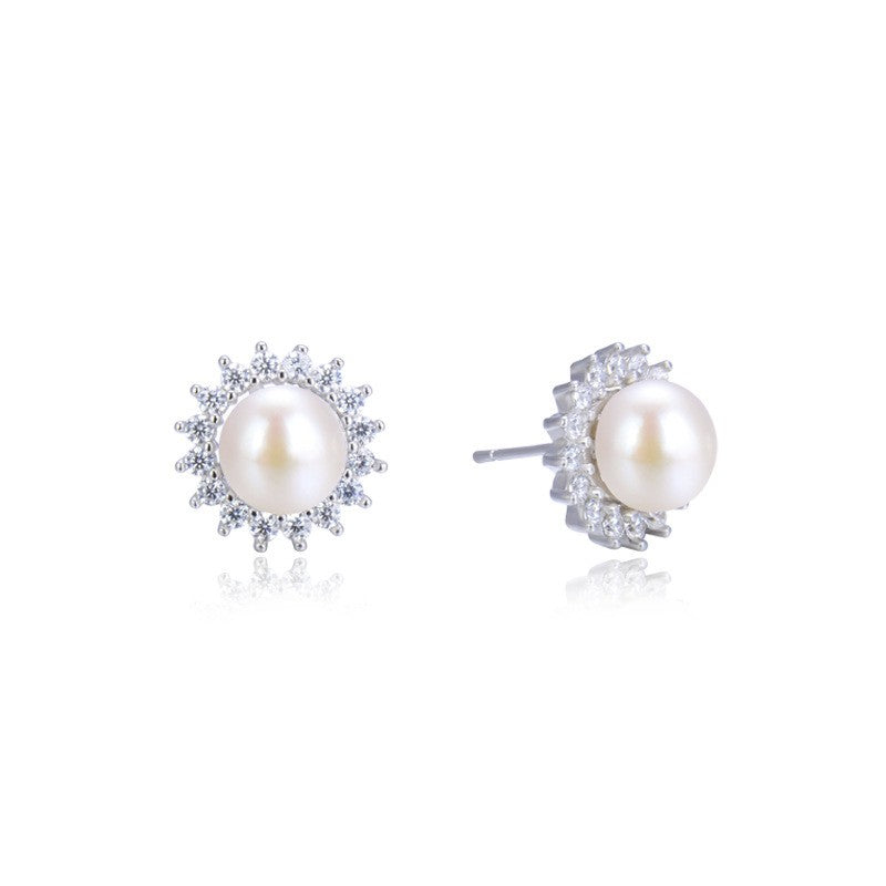 925 Sterling Silver Pearl Earrings