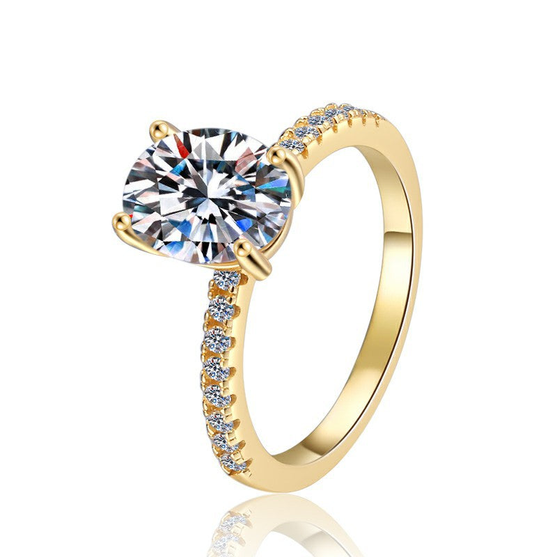 925 Sterling Silver Elegant Cubic Zirconia Fashion Ring