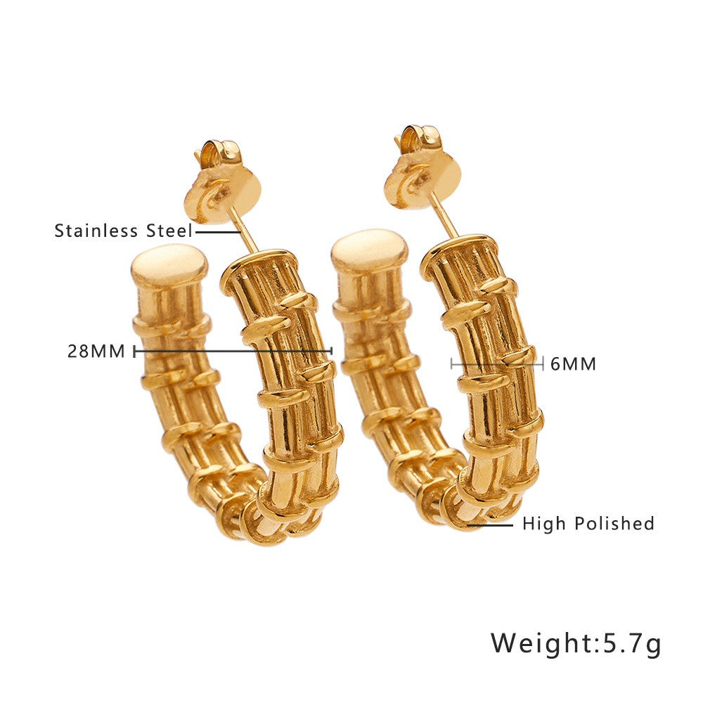 Stainless Steel Fashion Earrings