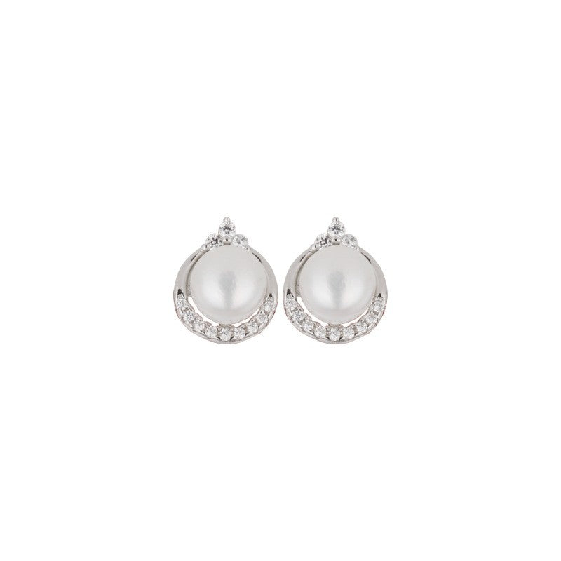 925 Sterling Silver Pearl Earrings