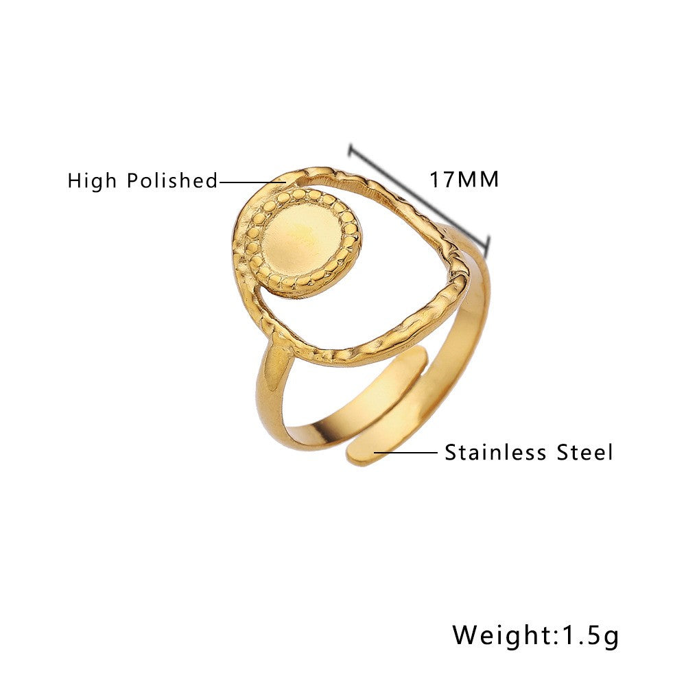Stainless Steel Unique Fashion Ring