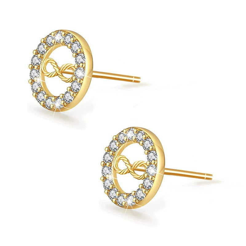 925 Sterling Silver Infinity Fashion Earrings