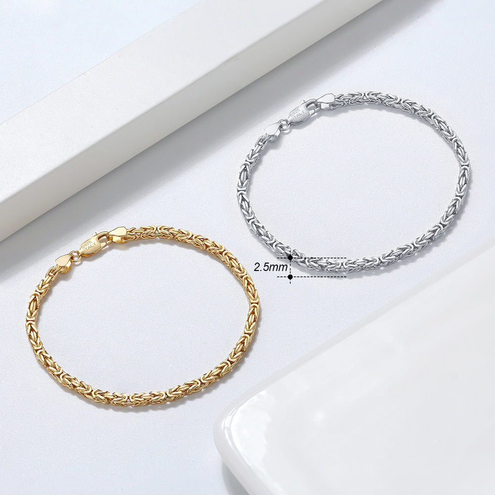 925 Sterling Silver Byzantium Bracelet