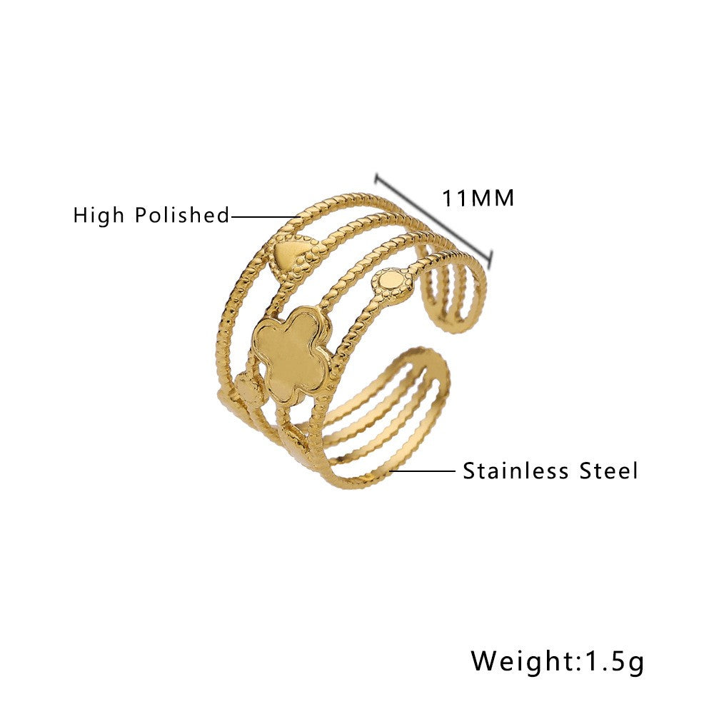 Stainless Steel Unique Fashion Ring