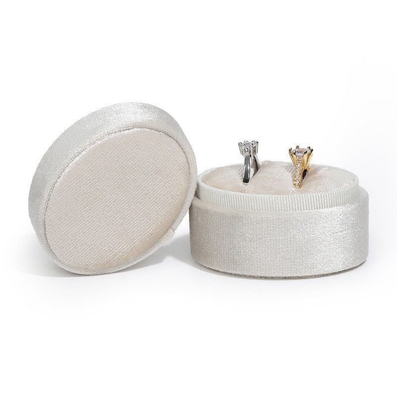 Velvet Oval Jewelry Gift Box