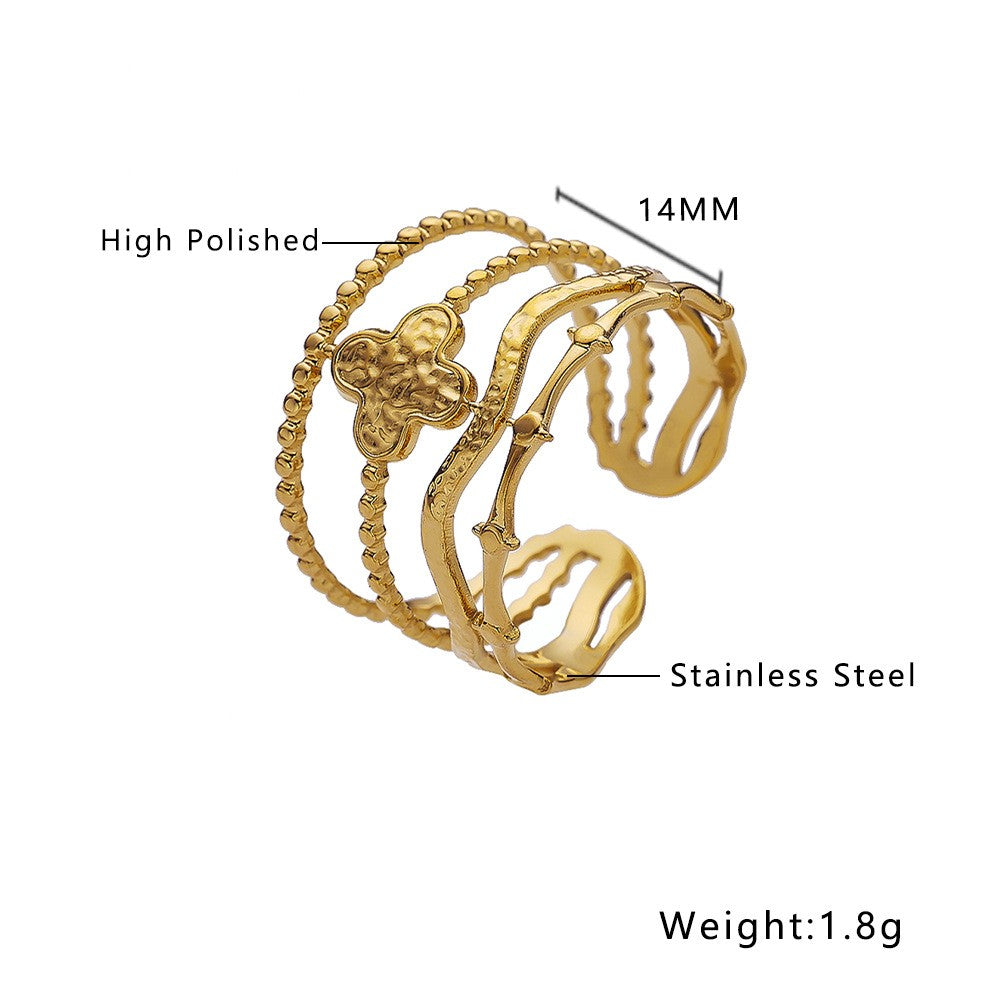 Stainless Steel Unique Fashion Ring