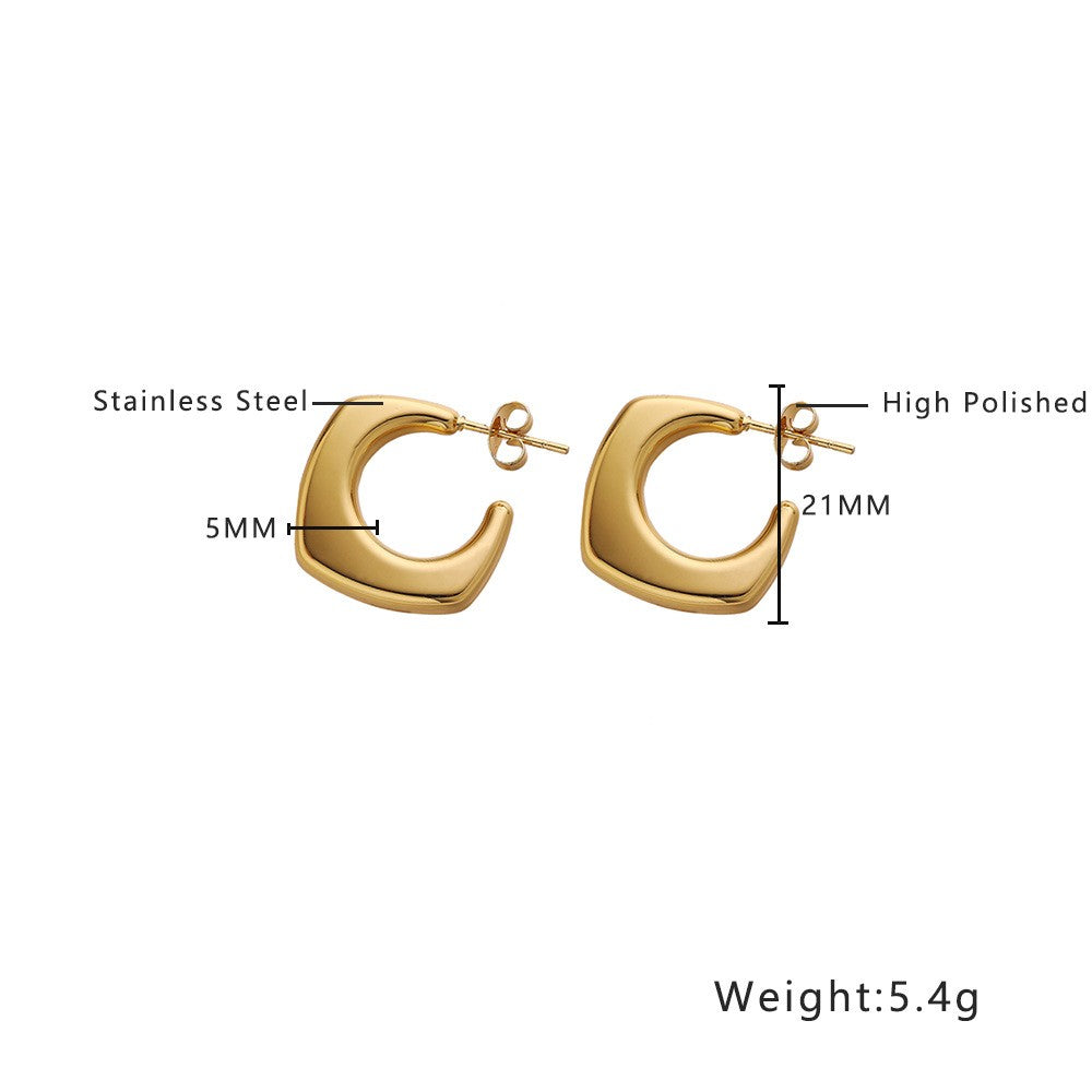 Stainless Steel Fashion Earrings
