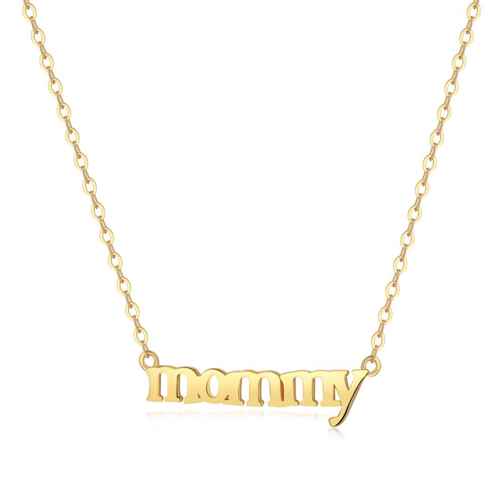 925 Sterling Silver Mommy Fashion Necklace