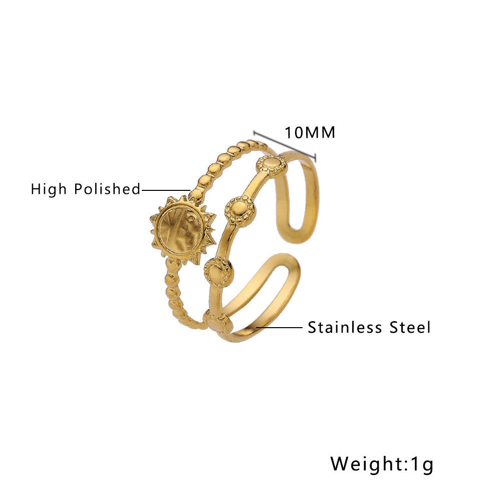 Stainless Steel Unique Fashion Ring